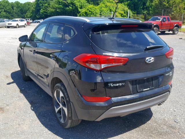 KM8J3CA22GU257172 - 2016 HYUNDAI TUCSON LIM BLACK photo 3