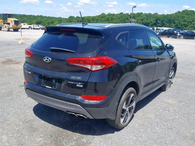 KM8J3CA22GU257172 - 2016 HYUNDAI TUCSON LIM BLACK photo 4