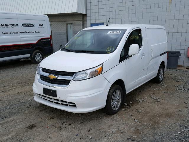 3N63M0ZN4FK726040 - 2015 CHEVROLET CITY EXPRE WHITE photo 2