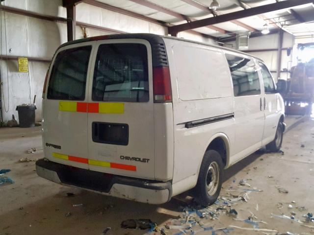 1GCEG15M711189079 - 2001 CHEVROLET EXPRESS G1 WHITE photo 4