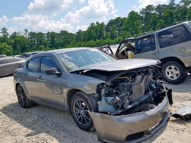 1B3BD4FB8BN572521 - 2011 DODGE AVENGER EX GRAY photo 1