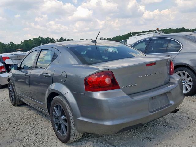 1B3BD4FB8BN572521 - 2011 DODGE AVENGER EX GRAY photo 3