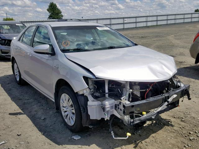 4T1BD1FK1CU025834 - 2012 TOYOTA CAMRY HYBR SILVER photo 1