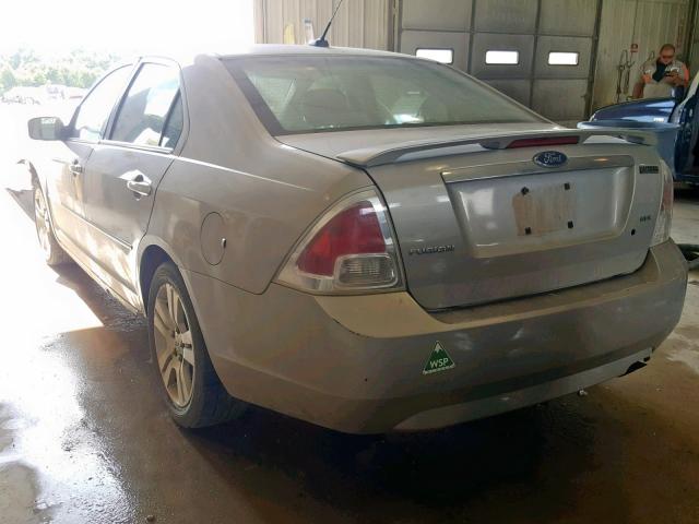 3FAHP08Z57R130373 - 2007 FORD FUSION SEL SILVER photo 3