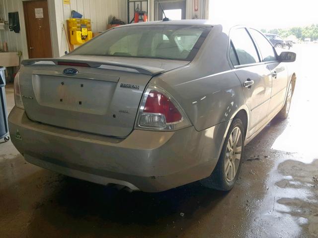 3FAHP08Z57R130373 - 2007 FORD FUSION SEL SILVER photo 4