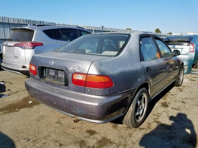 JHMEG8643SS044879 - 1995 HONDA CIVIC DX GRAY photo 4