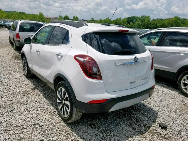 KL4CJCSMXKB842535 - 2019 BUICK ENCORE ESS WHITE photo 3