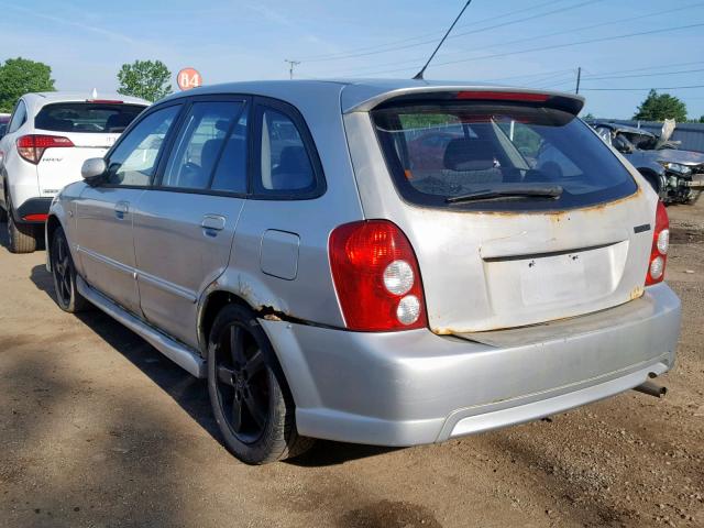 JM1BJ245931150405 - 2003 MAZDA PROTEGE PR SILVER photo 3