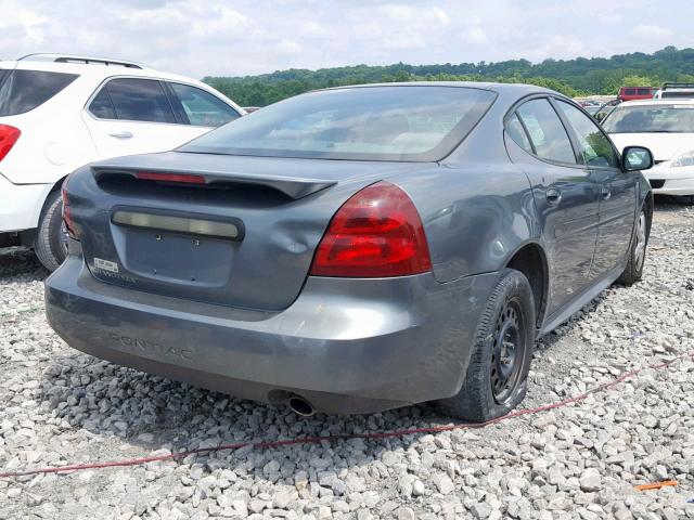 2G2WP522051240280 - 2005 PONTIAC GRAND PRIX GRAY photo 4