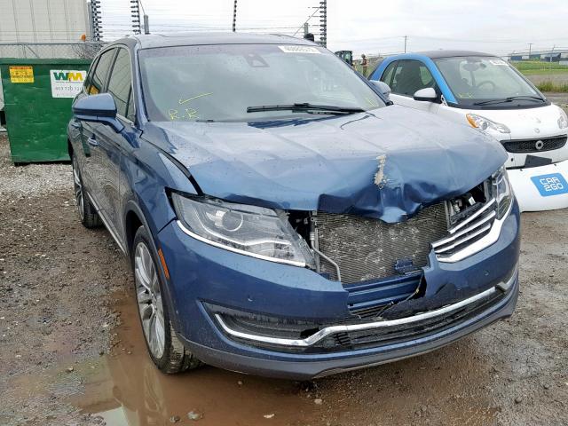 2LMPJ8LP9JBL12935 - 2018 LINCOLN MKX RESERV BLUE photo 9