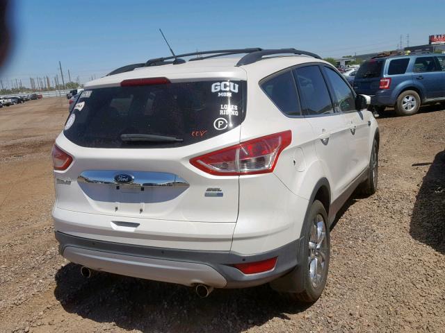 1FMCU9HX5DUA23890 - 2013 FORD ESCAPE SEL WHITE photo 4