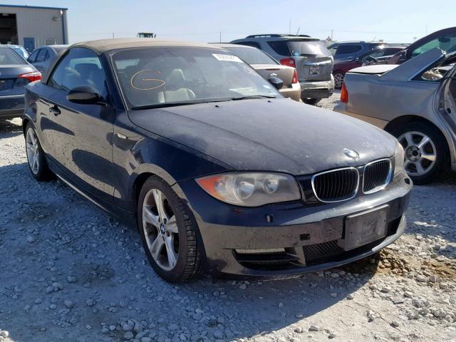 WBAUL73588VE88718 - 2008 BMW 128 I BLACK photo 1