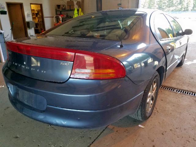 2B3HD46R02H205600 - 2002 DODGE INTREPID S 蓝色 照片 4