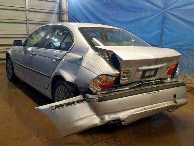 WBAEW53413PN30261 - 2003 BMW 330 XI SILVER photo 3