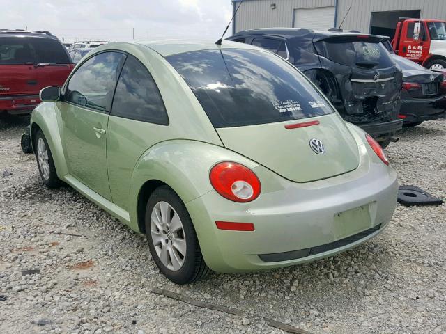 3VWPW31C79M511493 - 2009 VOLKSWAGEN NEW BEETLE მწვანე ფოტო 3