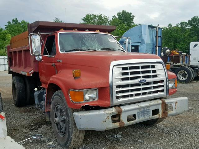 1FDNF70J1WVA21145 - 1998 FORD F700 RED photo 1