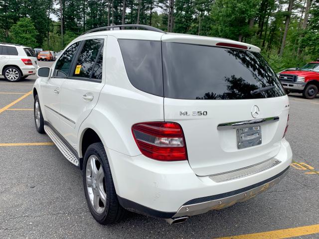 4JGBB86E38A308706 - 2008 MERCEDES-BENZ ML 350 WHITE photo 4