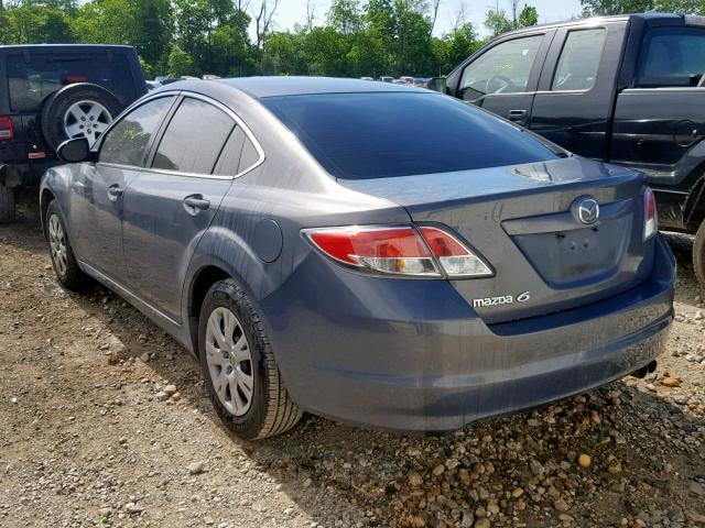 1YVHZ8BHXB5M02991 - 2011 MAZDA 6 I GRAY photo 3