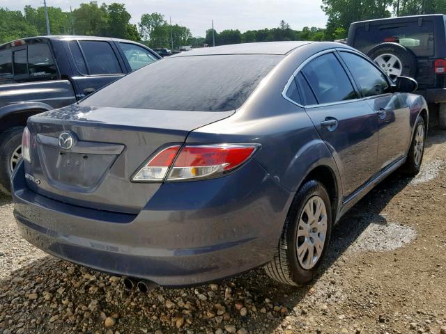 1YVHZ8BHXB5M02991 - 2011 MAZDA 6 I GRAY photo 4