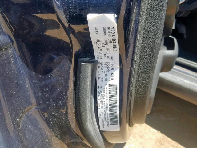 1J8HG58T89C542056 - 2009 JEEP COMMANDER BLUE photo 10