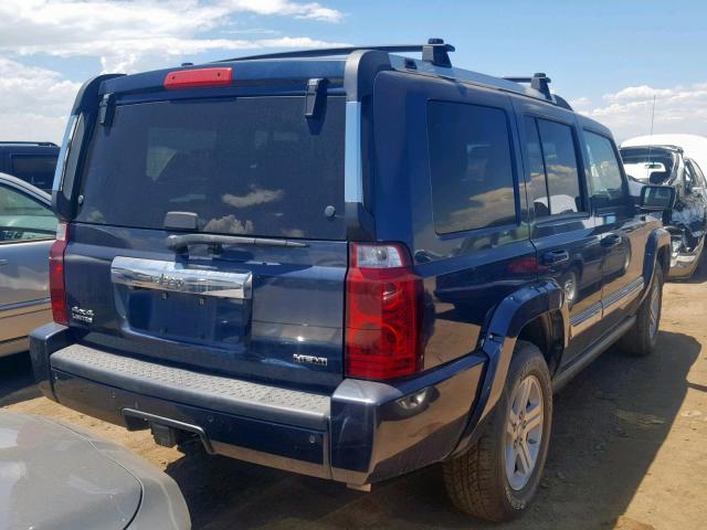 1J8HG58T89C542056 - 2009 JEEP COMMANDER BLUE photo 4