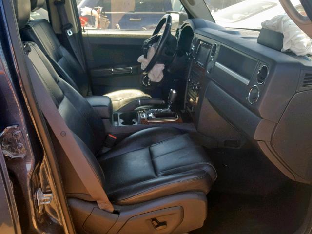 1J8HG58T89C542056 - 2009 JEEP COMMANDER BLUE photo 5