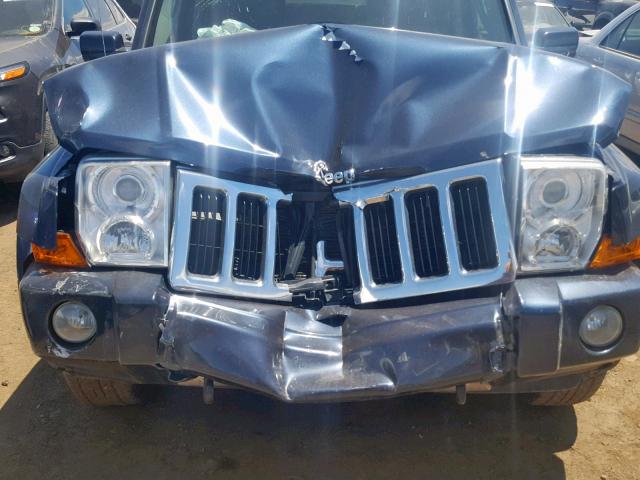 1J8HG58T89C542056 - 2009 JEEP COMMANDER BLUE photo 9