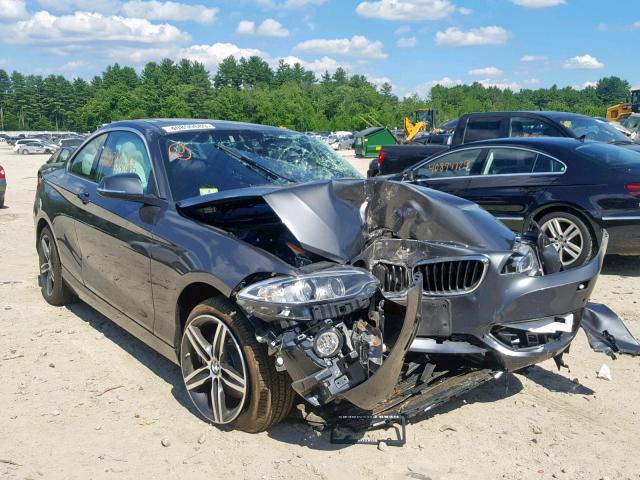 WBA2H9C34HV642437 - 2017 BMW 230XI GRAY photo 1