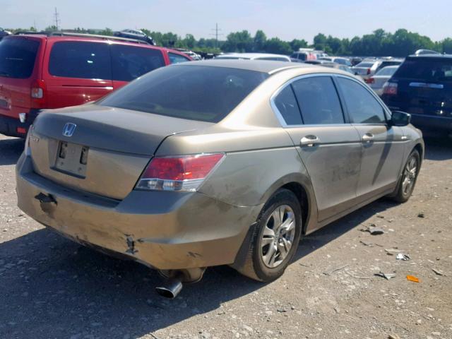 1HGCP26438A048100 - 2008 HONDA ACCORD LXP TAN photo 4