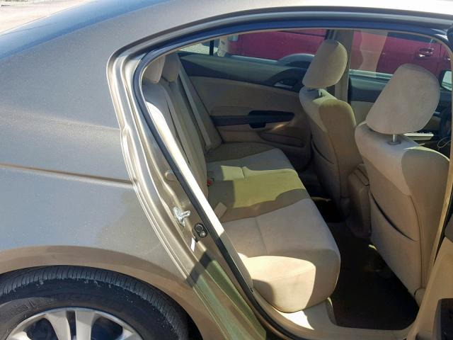 1HGCP26438A048100 - 2008 HONDA ACCORD LXP TAN photo 6