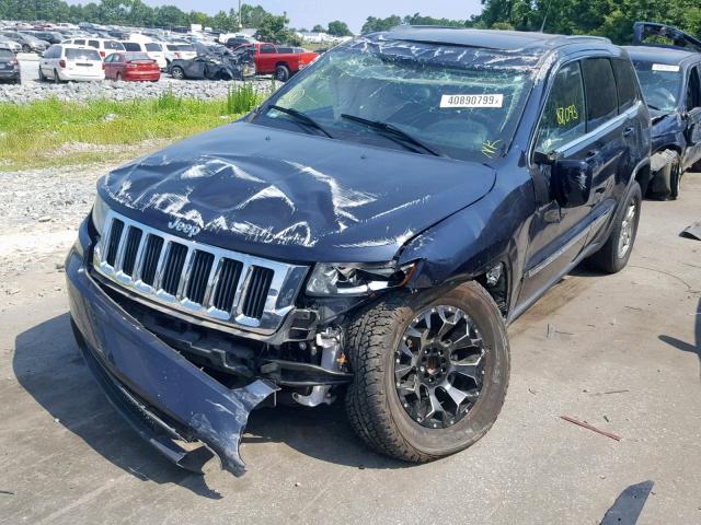 1J4RS4GG1BC517055 - 2011 JEEP GRAND CHER BLUE photo 2