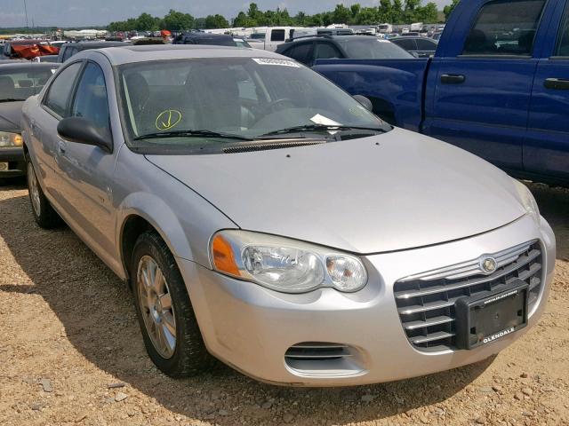 1C3EL56R14N245614 - 2004 CHRYSLER SEBRING LX SILVER photo 1