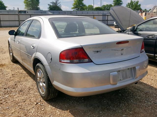 1C3EL56R14N245614 - 2004 CHRYSLER SEBRING LX SILVER photo 3