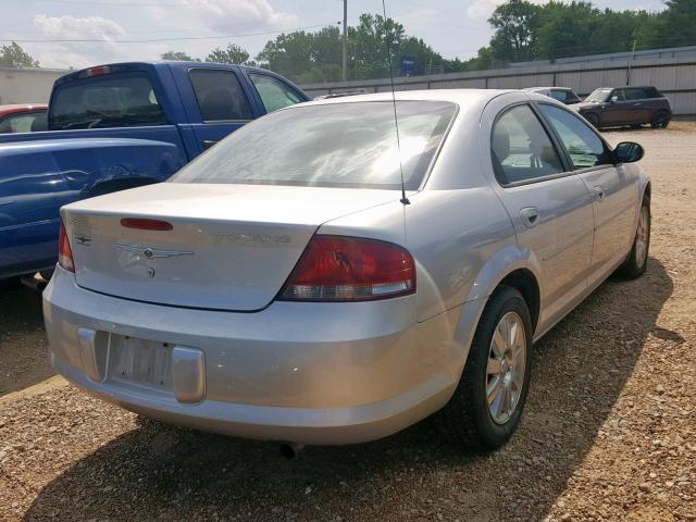 1C3EL56R14N245614 - 2004 CHRYSLER SEBRING LX SILVER photo 4