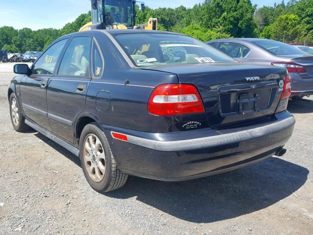 YV1VS29571F645036 - 2001 VOLVO S40 1.9T BLACK photo 3