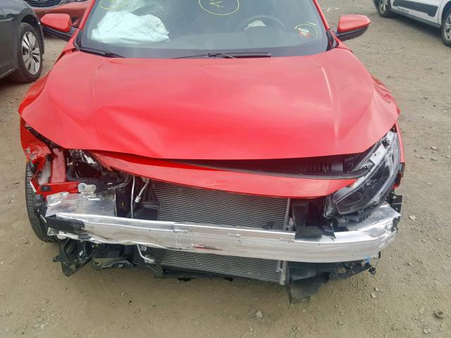 2HGFC2F83KH503841 - 2019 HONDA CIVIC SPOR RED photo 7