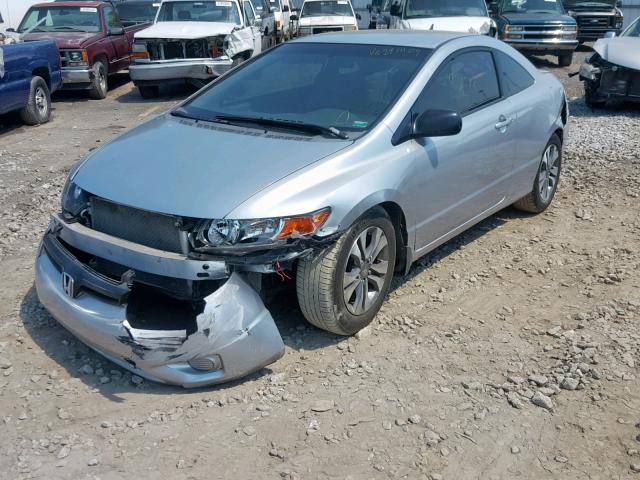 2HGFG12287H556347 - 2007 HONDA CIVIC DX SILVER photo 2