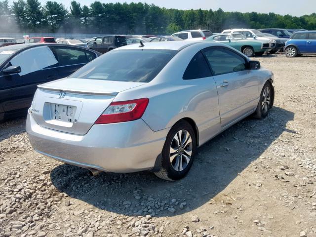 2HGFG12287H556347 - 2007 HONDA CIVIC DX SILVER photo 4