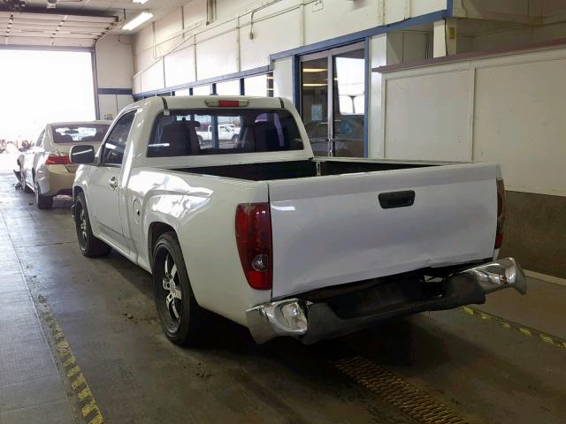 1GCCS148068192303 - 2006 CHEVROLET COLORADO WHITE photo 3