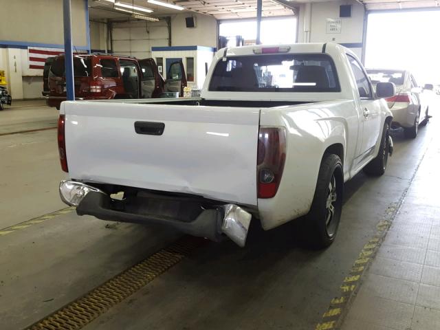 1GCCS148068192303 - 2006 CHEVROLET COLORADO WHITE photo 4