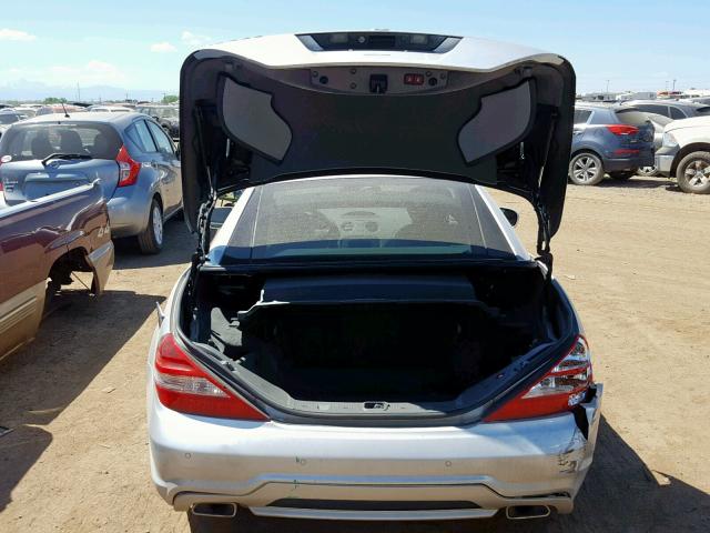 WDBSK7BA5BF161489 - 2011 MERCEDES-BENZ SL 550 SILVER photo 6