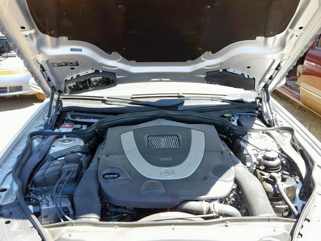 WDBSK7BA5BF161489 - 2011 MERCEDES-BENZ SL 550 SILVER photo 7