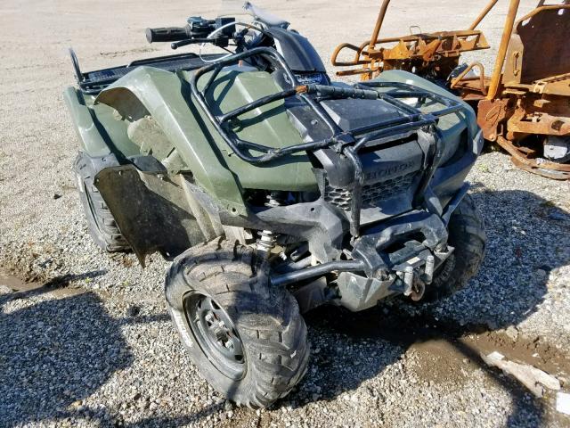 1HFTE4066E4001380 - 2014 HONDA TRX420 FE GREEN photo 1