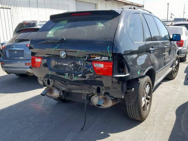 5UXFA13506LY45456 - 2006 BMW X5 3.0I BLACK photo 4