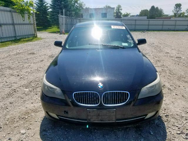 WBANV93568C131136 - 2008 BMW 535 XI BLACK photo 9