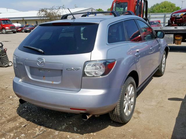 JM3ER293870114592 - 2007 MAZDA CX-7 SILVER photo 4