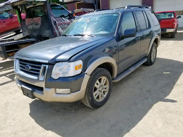 1FMEU7EE3AUB15768 - 2010 FORD EXPLORER E BLUE photo 2