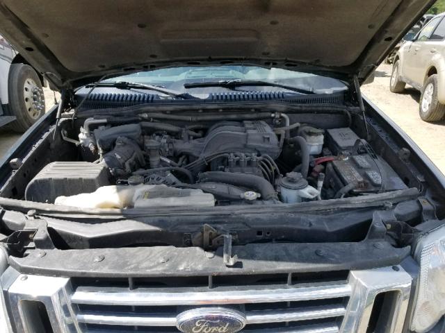 1FMEU7EE3AUB15768 - 2010 FORD EXPLORER E BLUE photo 7