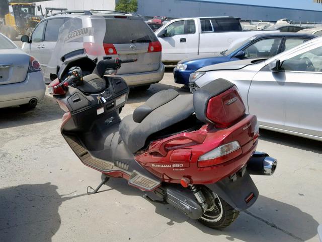 JS1CP51B472100472 - 2007 SUZUKI AN650 A RED photo 3