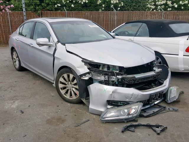 1HGCR2F88DA070925 - 2013 HONDA ACCORD EXL SILVER photo 1